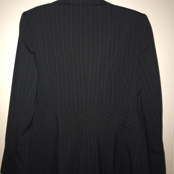 Classiques Entier skirt suit blue pinstripe size 6 - Picture 6 of 8